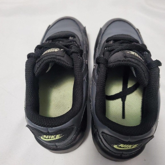 Nike Air Max 90 LTR Black Grey Glow Green 833416-032 Sz 10C - Picture 5 of 8